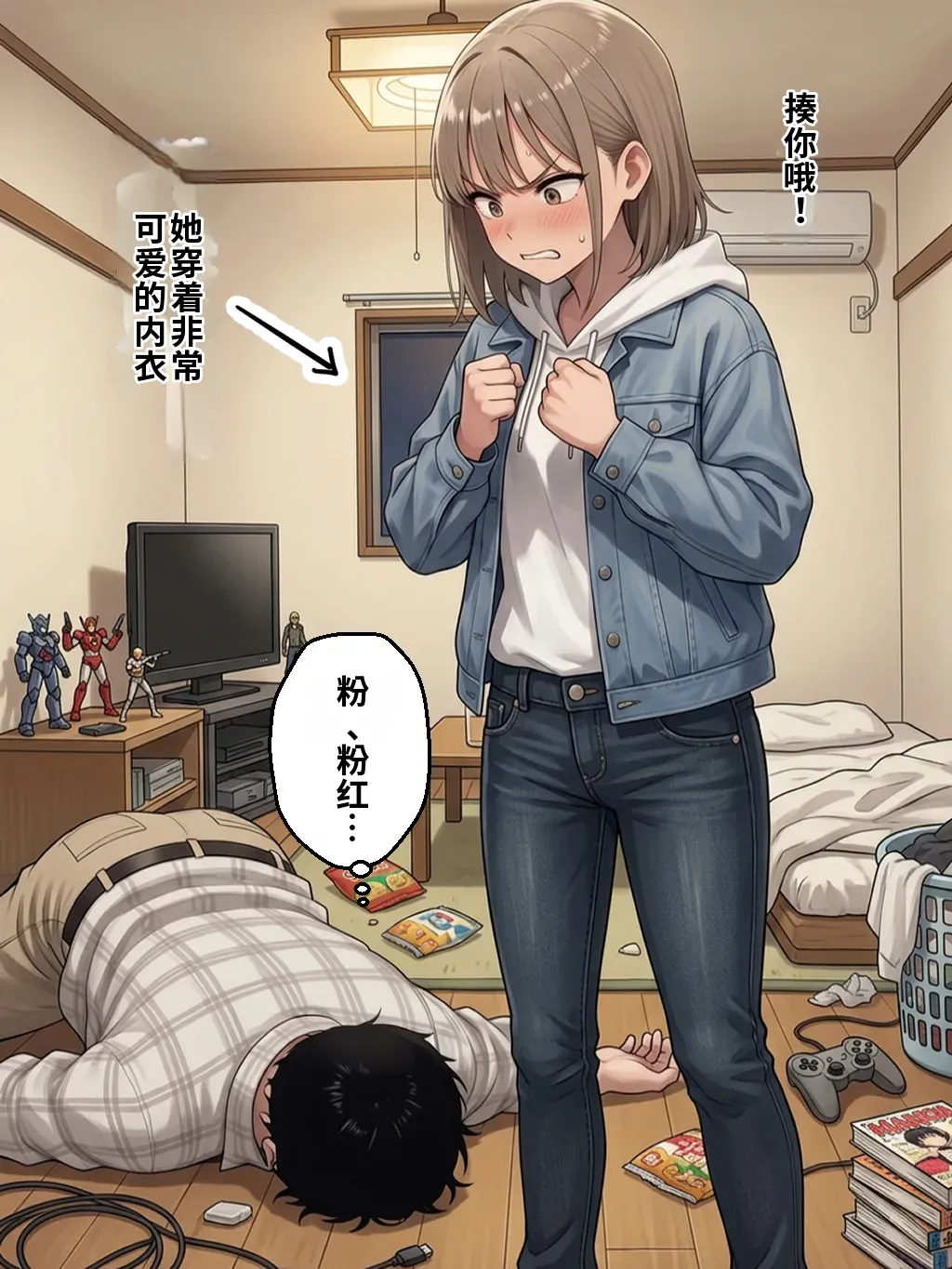 晴天艦 女体化したオレが親友の裏切りレプでメス堕ち本能むき出しの濃厚セックスで親友が恋人になるまで Chinese - Image 132