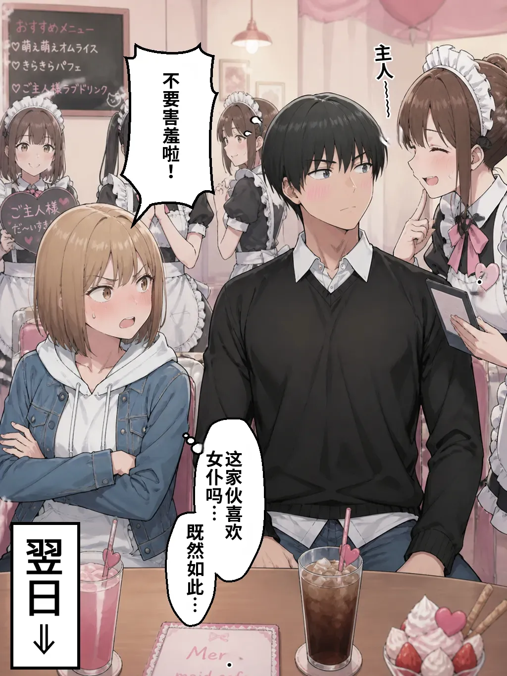 晴天艦 女体化したオレが親友の裏切りレプでメス堕ち本能むき出しの濃厚セックスで親友が恋人になるまで Chinese - Image 152