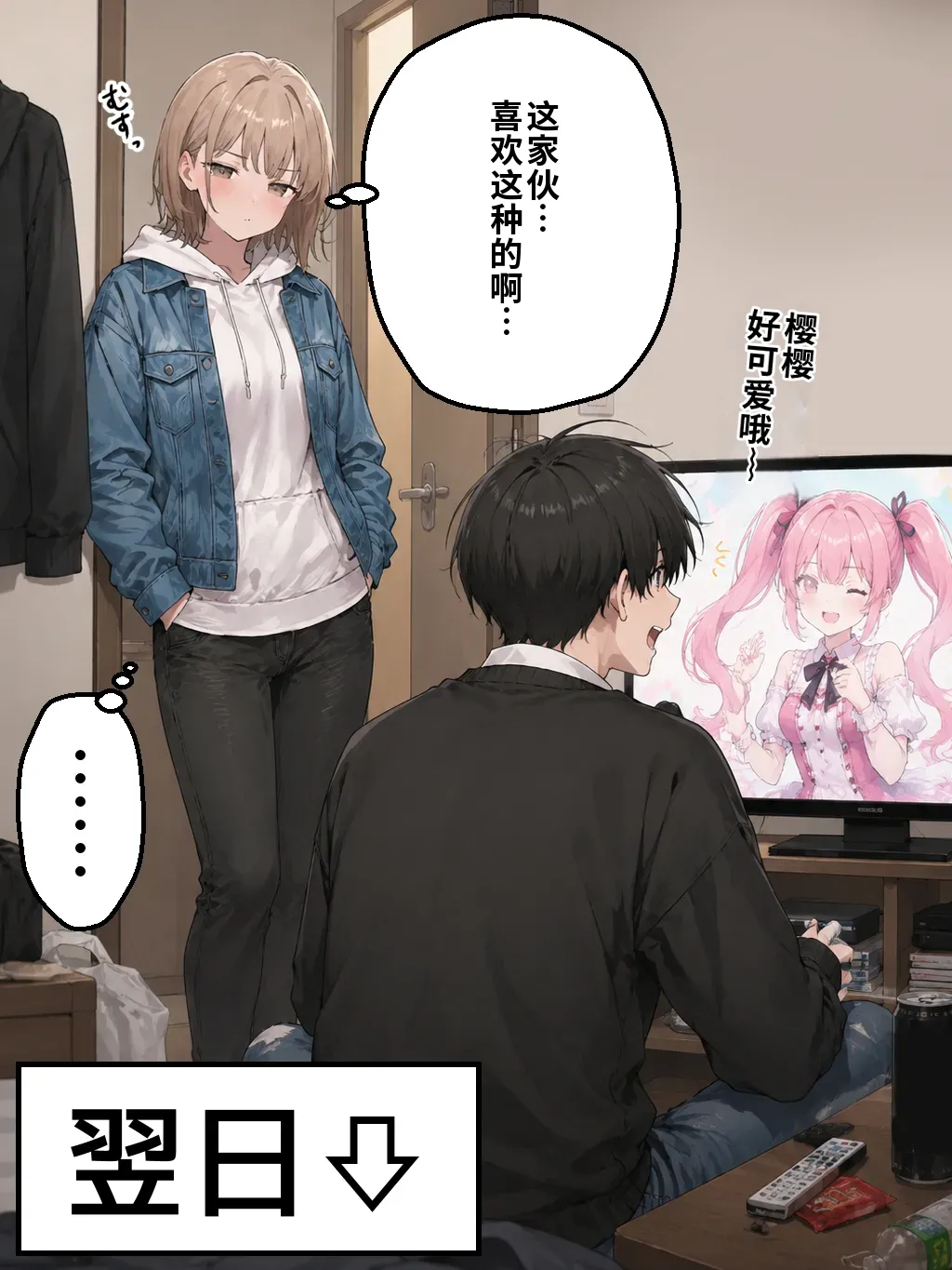 晴天艦 女体化したオレが親友の裏切りレプでメス堕ち本能むき出しの濃厚セックスで親友が恋人になるまで Chinese - Image 182