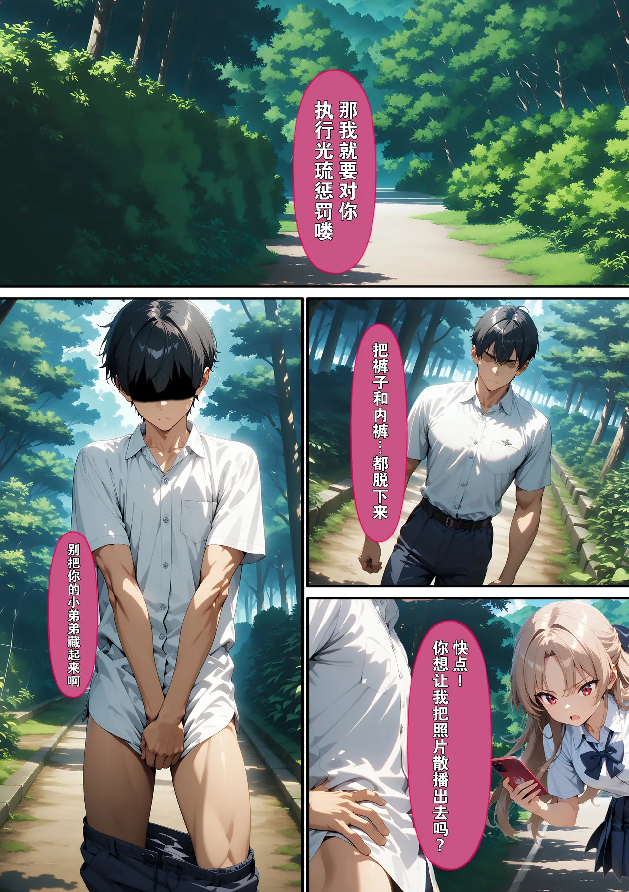 ばななメモリアル 僕をイジメるギャルを復讐レ〇プ Chinese 逃亡者真不可视汉化组 - Image 10