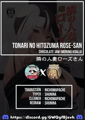 Chocolate Jam Morino Koala Tonari no Hitozuma Rose-san Goddess of Victory Nikke Spanish Mapache Fansub Digital - Page 19