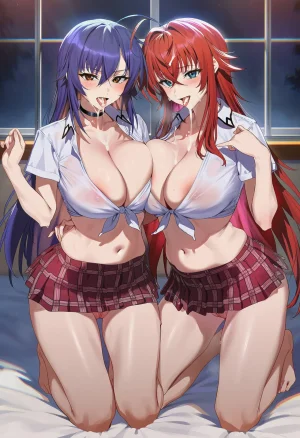 ChocoPizza - Kurokami Medaka Rias Gremory 256 - Page 129