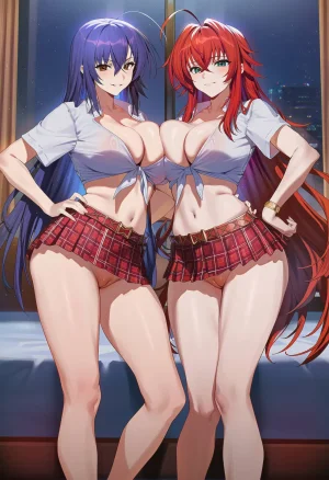 ChocoPizza - Kurokami Medaka Rias Gremory 256 - Page 2