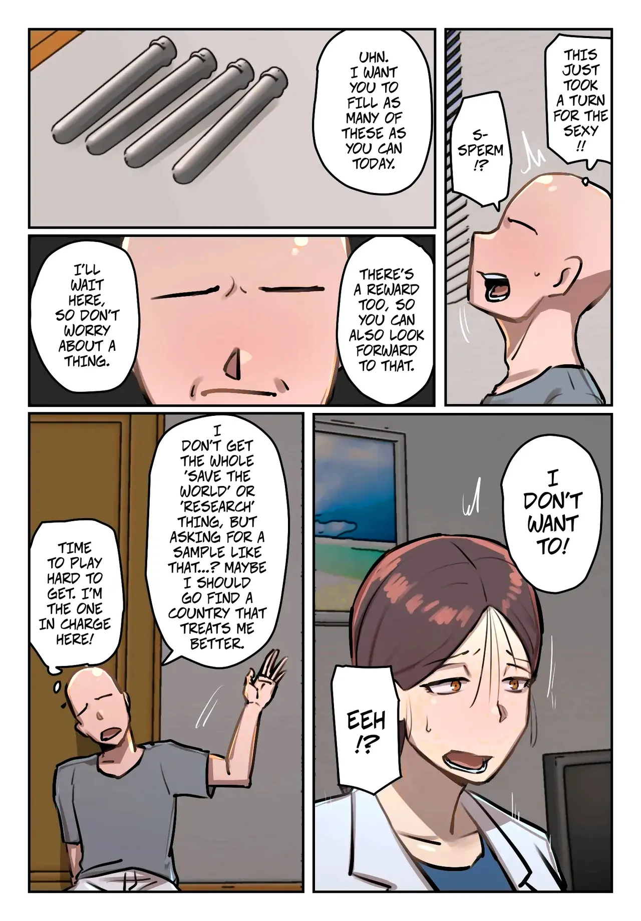 Chotto B-Sen My Sperm Has Rejuvinating Properties -- Boku no Seishi ni Wakagaeri no Kouka ga Colorized - Image 12