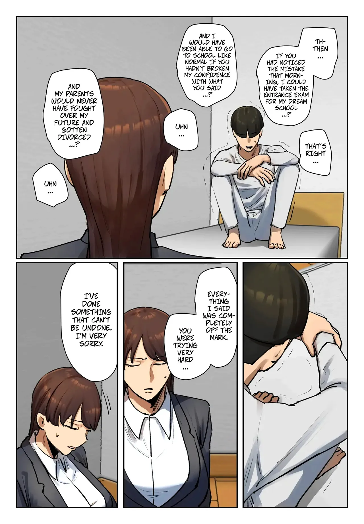 Chotto B-sen Strip Down To Your Underwear and Appologize To Your Student -- Seito no Shitagi o Tsukete Shazai Shiro Full Color-ban - Image 13
