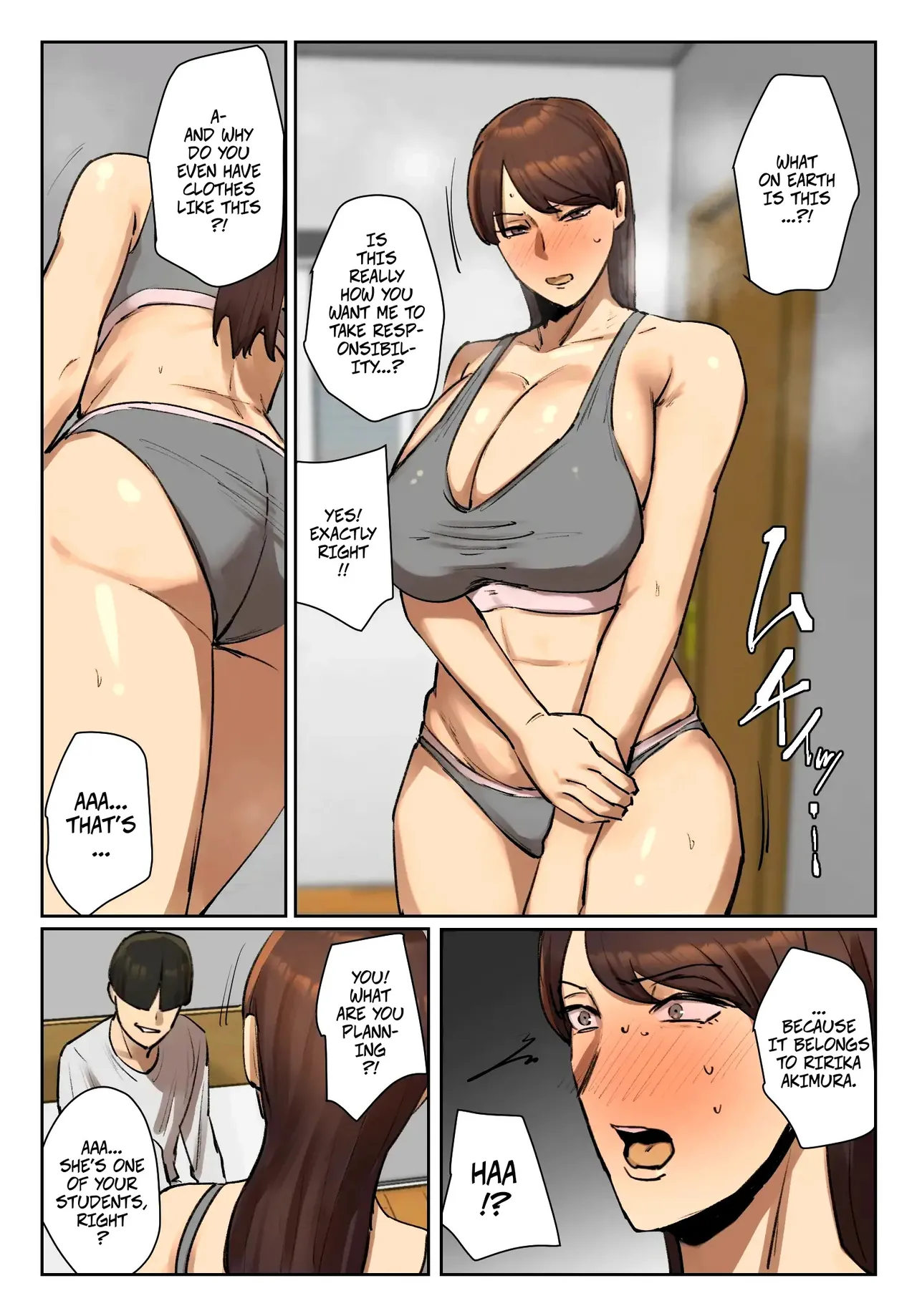 Chotto B-sen Strip Down To Your Underwear and Appologize To Your Student -- Seito no Shitagi o Tsukete Shazai Shiro Full Color-ban - Image 16
