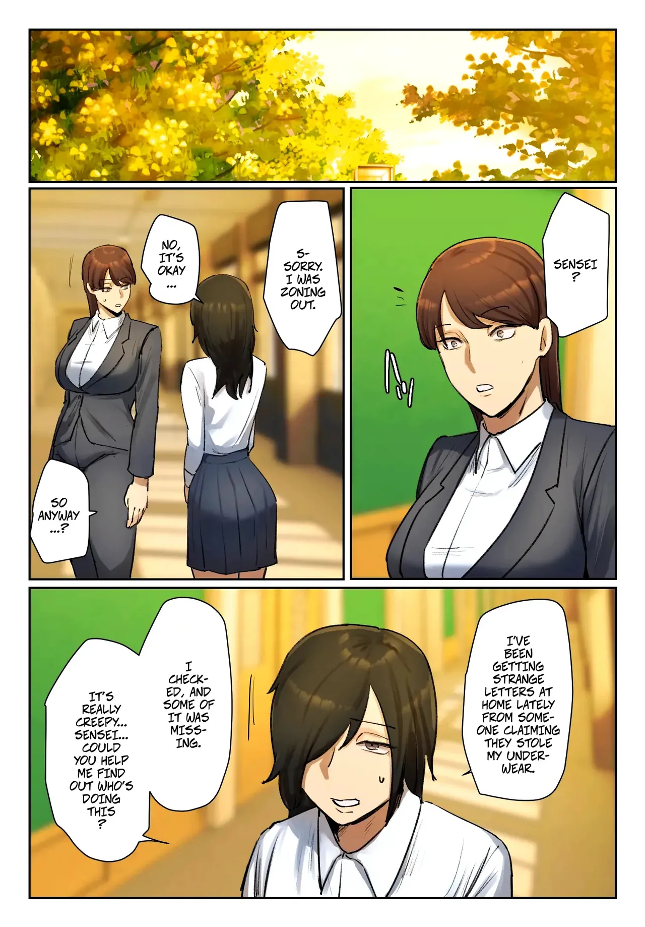 Chotto B-sen Strip Down To Your Underwear and Appologize To Your Student -- Seito no Shitagi o Tsukete Shazai Shiro Full Color-ban - Image 35