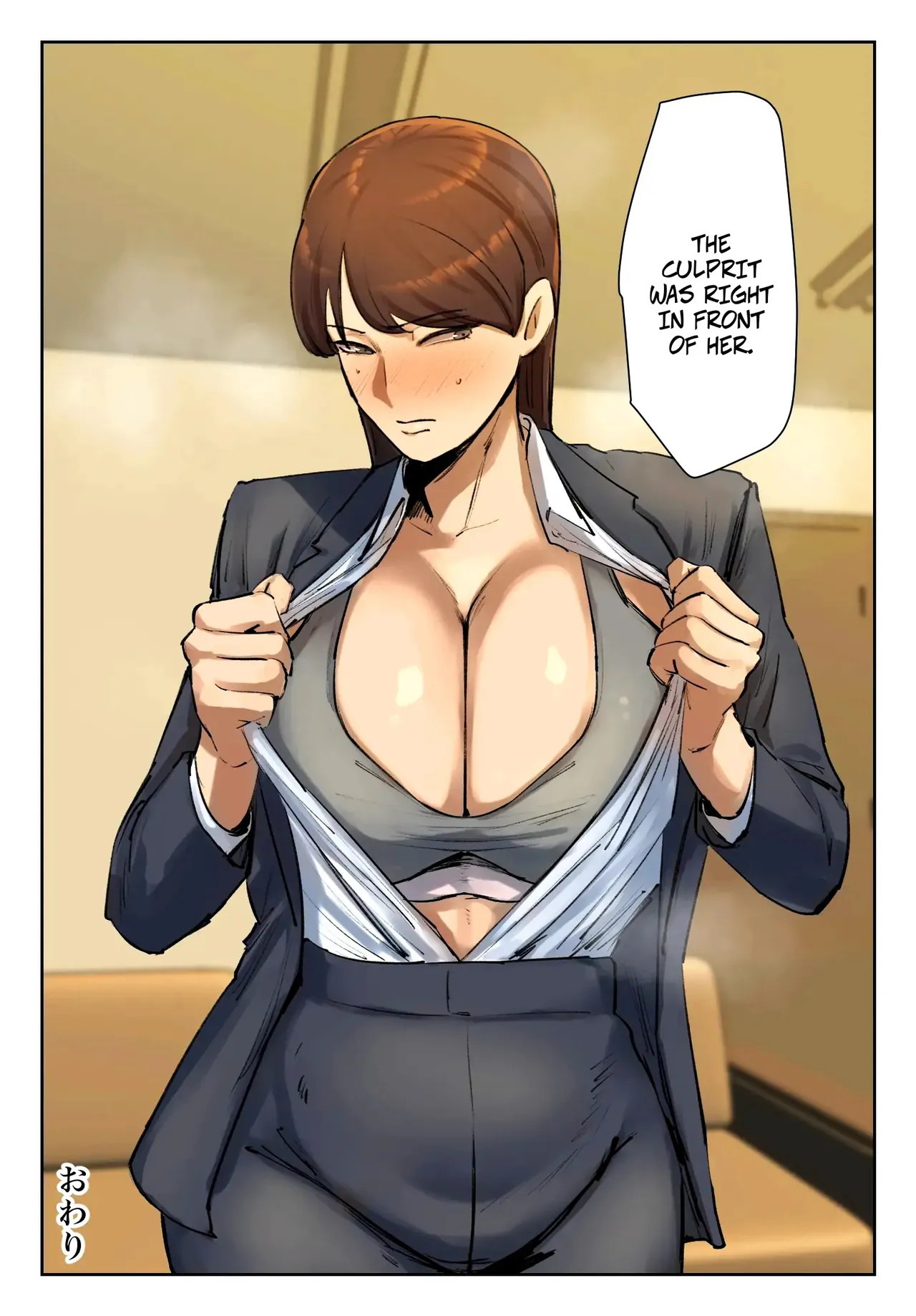 Chotto B-sen Strip Down To Your Underwear and Appologize To Your Student -- Seito no Shitagi o Tsukete Shazai Shiro Full Color-ban - Image 37