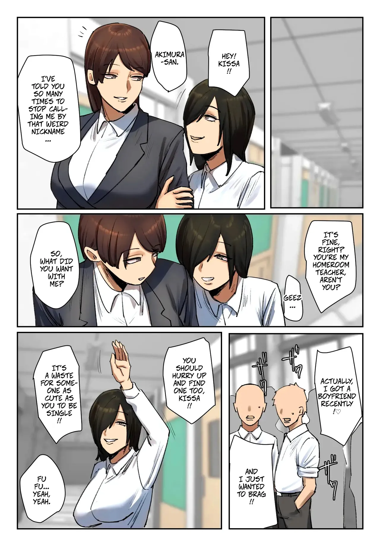 Chotto B-sen Strip Down To Your Underwear and Appologize To Your Student -- Seito no Shitagi o Tsukete Shazai Shiro Full Color-ban - Image 8