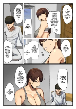 Chotto B-sen Strip Down To Your Underwear and Appologize To Your Student -- Seito no Shitagi o Tsukete Shazai Shiro Full Color-ban - Page 12