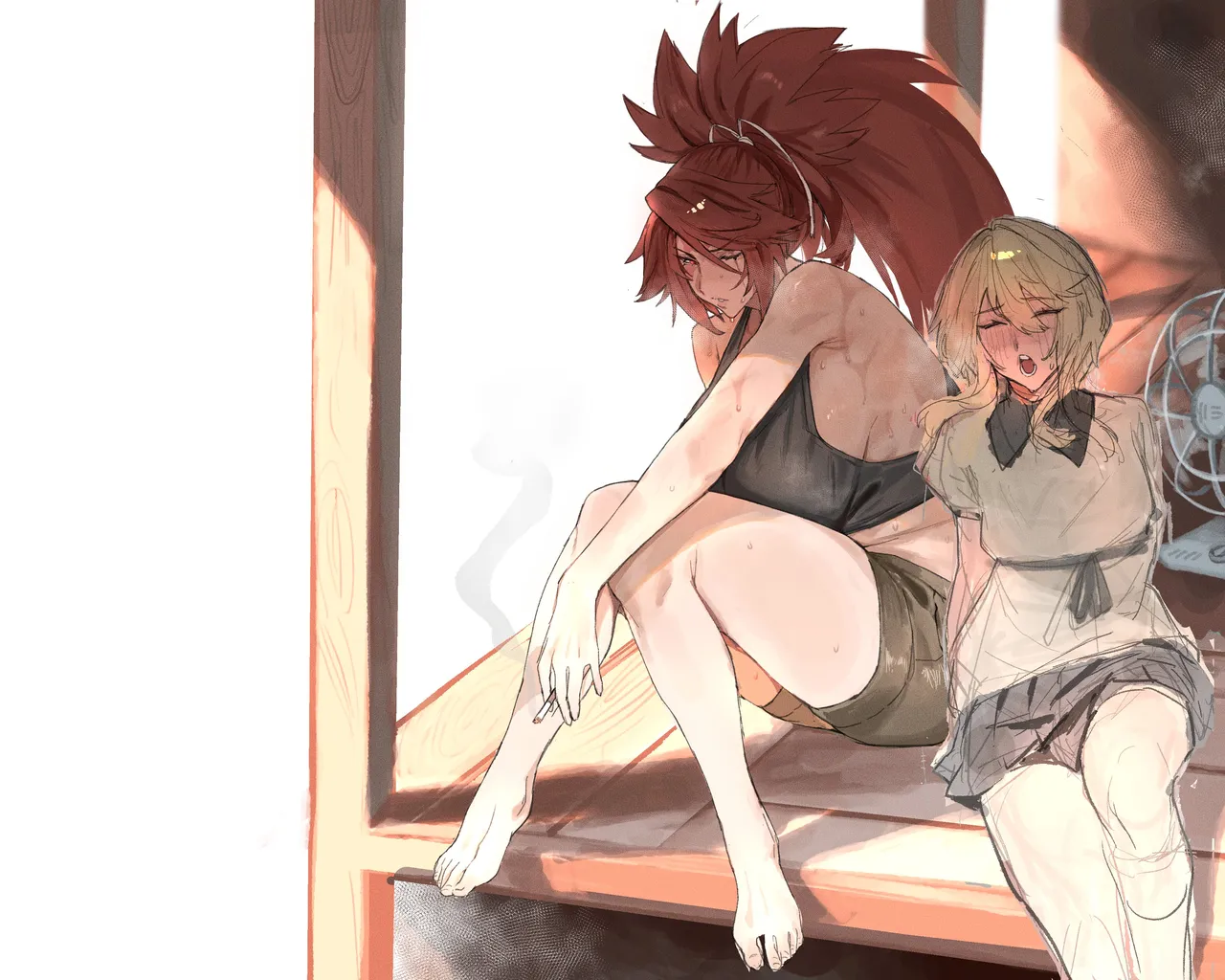 Cicada_61 蟬 Bridget X Baiken pixiv Request 27 Guilty Gear English Bonus - Image 17