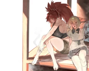 Cicada_61 蟬 Bridget X Baiken pixiv Request 27 Guilty Gear English Bonus - Page 17