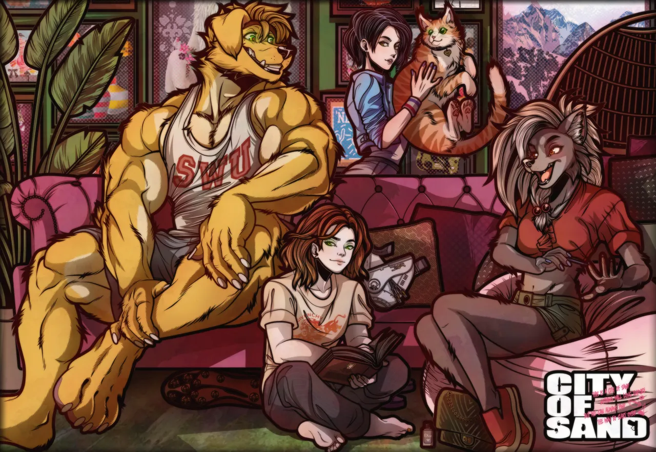 city of sand comic illustrations - Image 85