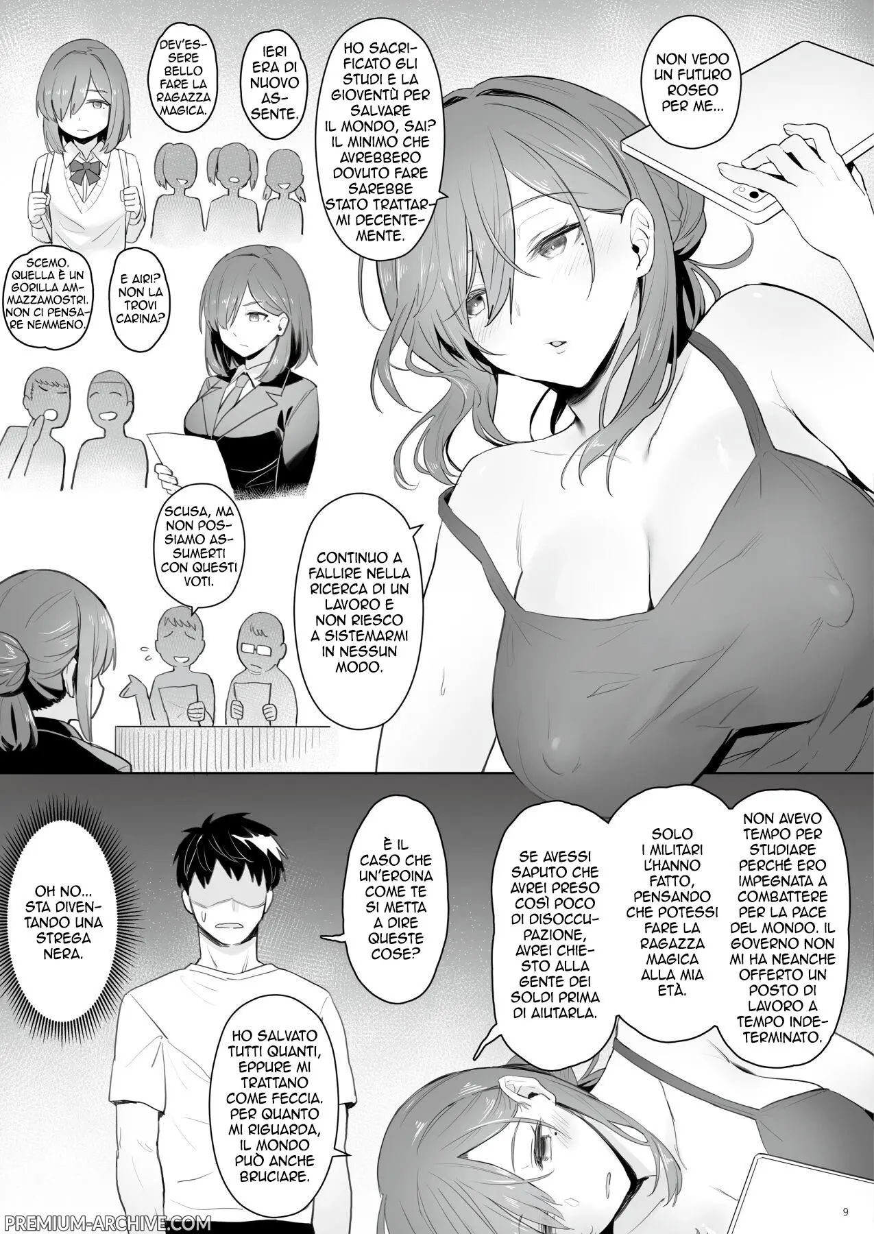 COMEX Zhen Lu Moto Mahou Shoujo No Hikikomori Seikatsu La Vita Da NEET Di Una Ex Ragazza Magica Italian Digital Decensored - Image 8