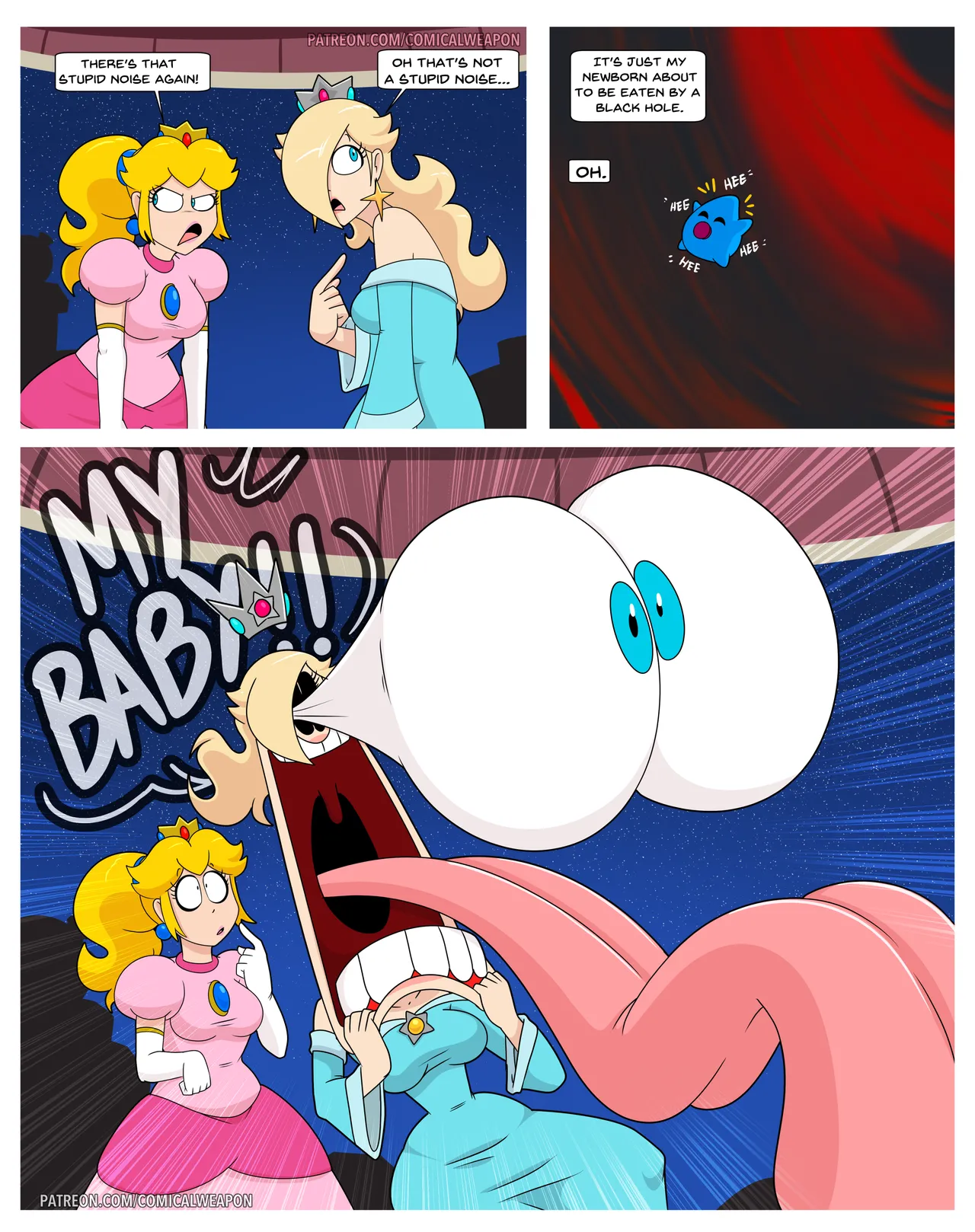 ComicalWeapon Jester Kingdom - Blonde Edition Rosalina, Peach, Cynthia and Launch - Image 4