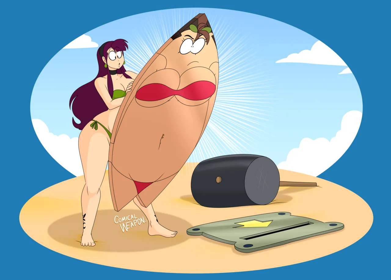 ComicalWeapon OC Vacation - Luna and Jess Barbara and Amara Bb vs The Lava Goddess Ongoing - Image 11