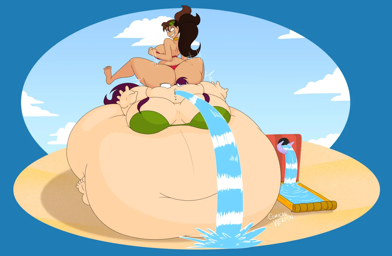 ComicalWeapon OC Vacation - Luna and Jess Barbara and Amara Bb vs The Lava Goddess Ongoing - Image 12