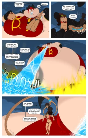 ComicalWeapon OC Vacation - Luna and Jess Barbara and Amara Bb vs The Lava Goddess Ongoing - Page 25