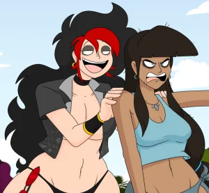 ComicalWeapon OC Vacation - Luna and Jess Barbara and Amara Bb vs The Lava Goddess Ongoing - Page 8