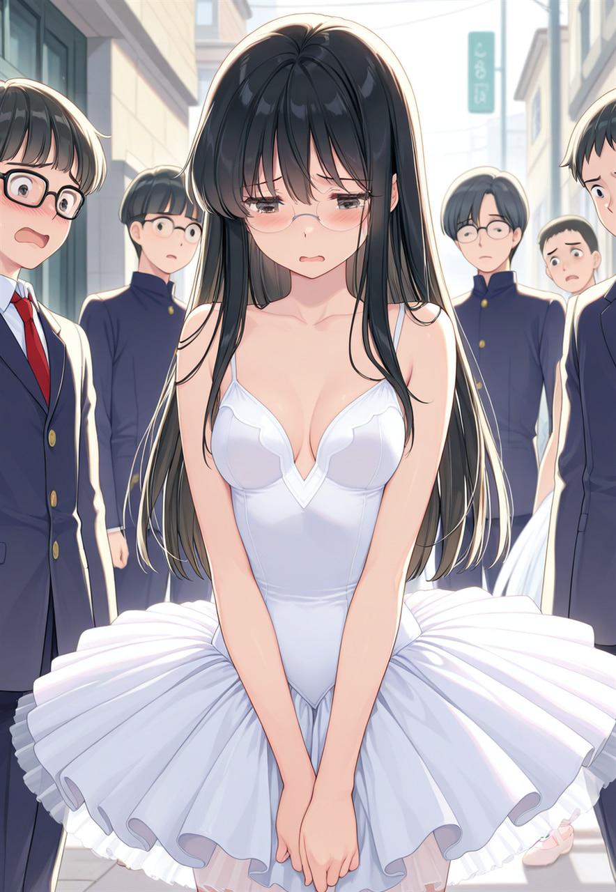 Confused Swan Men forced to wear pointe shoes - Image 136