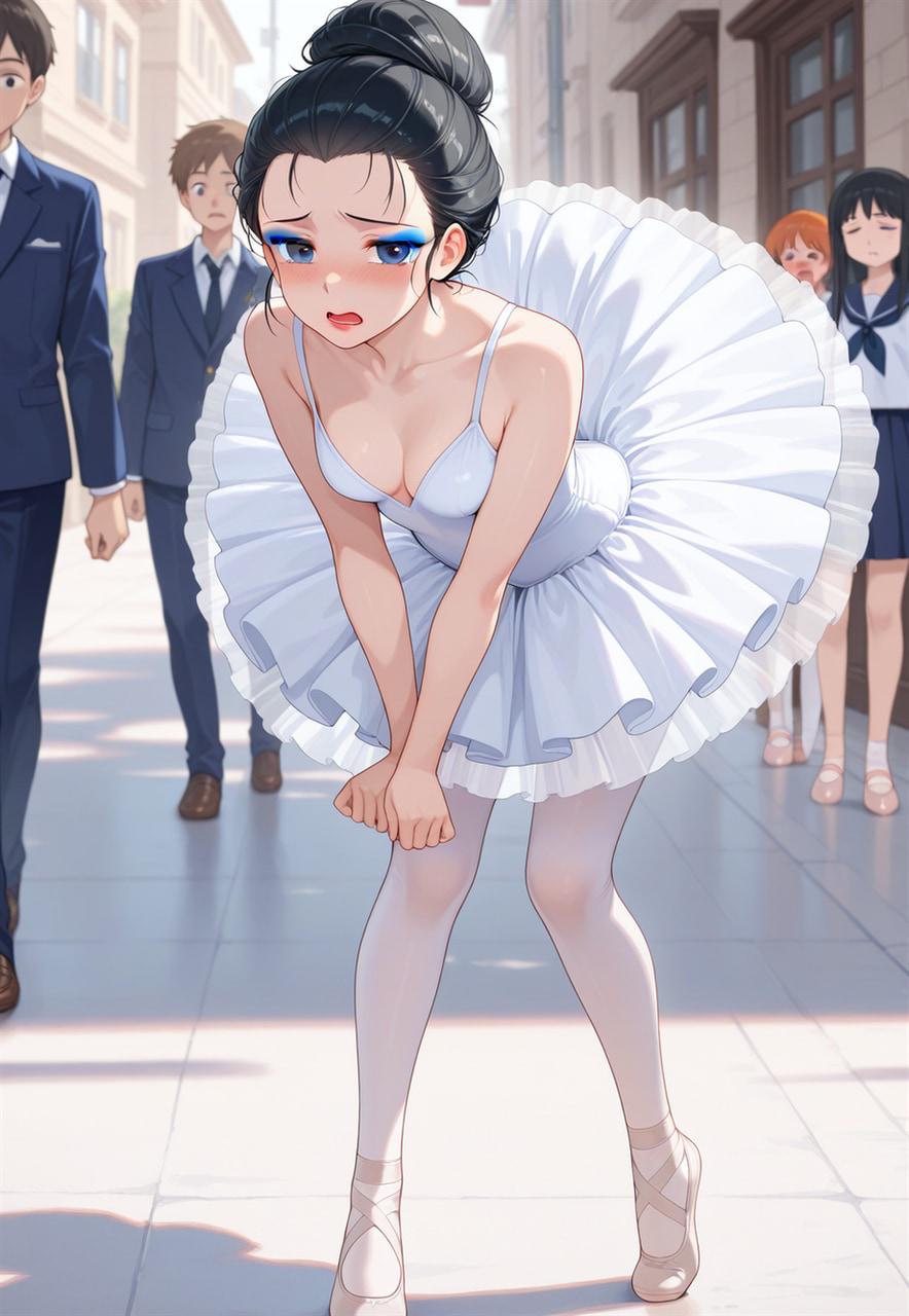 Confused Swan Men forced to wear pointe shoes - Image 140