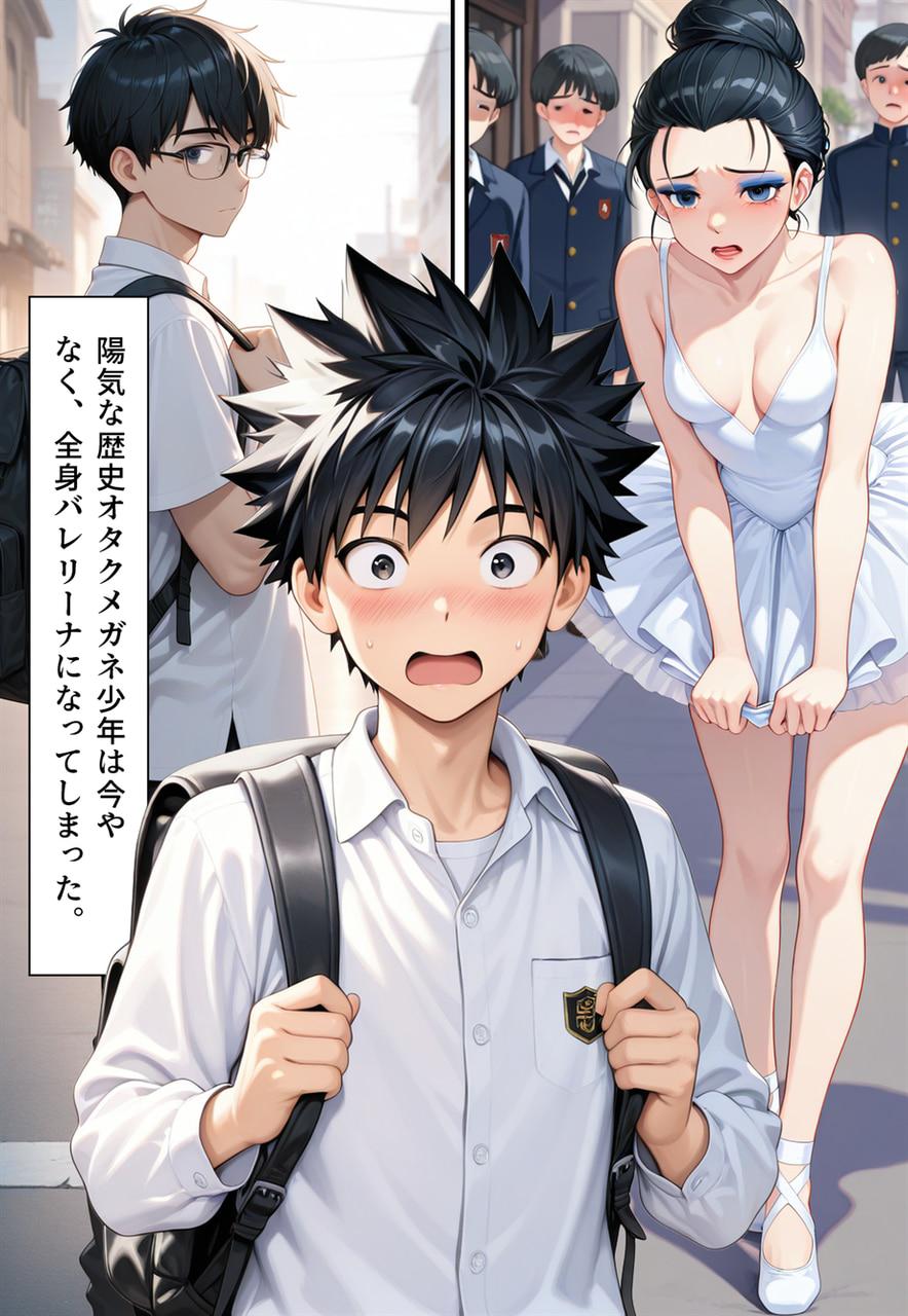 Confused Swan Men forced to wear pointe shoes - Image 141