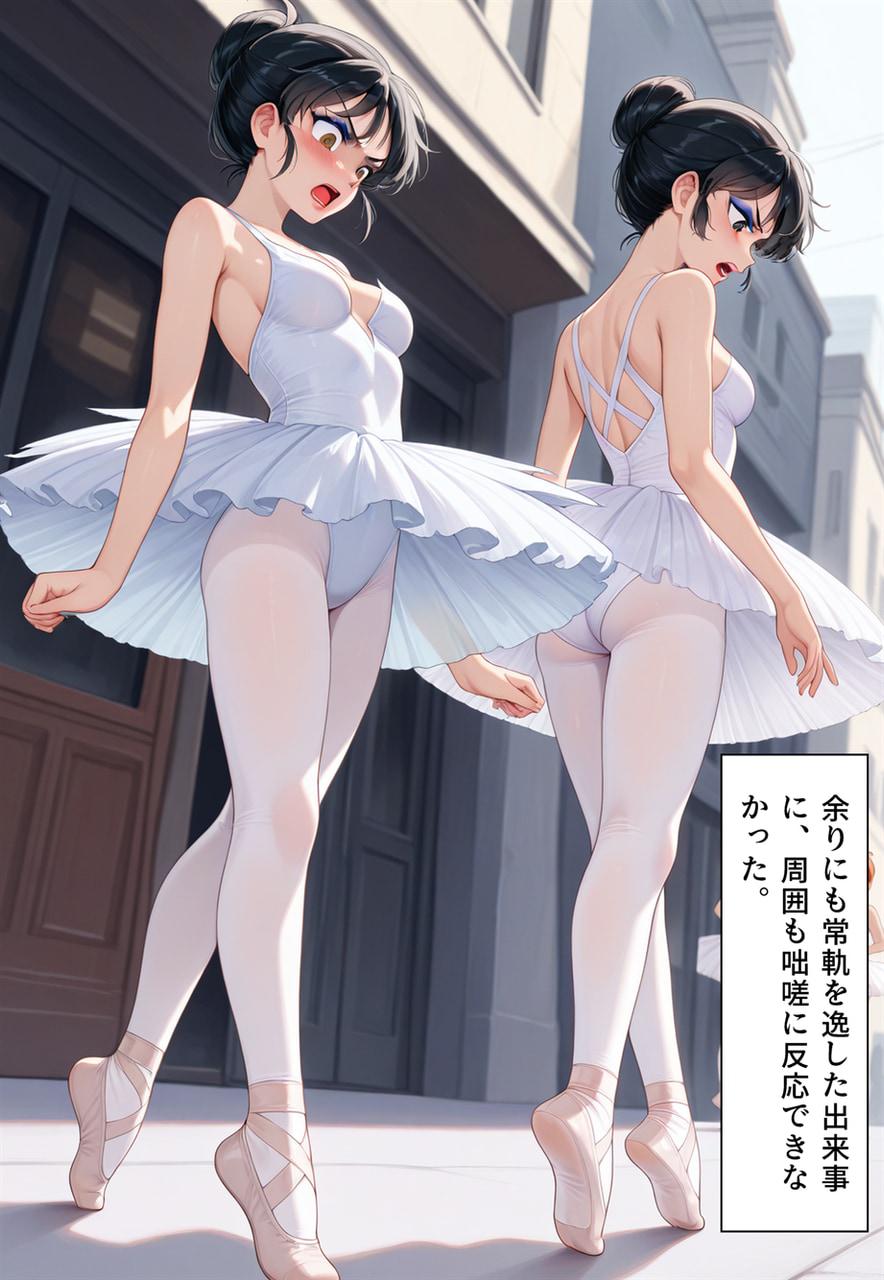 Confused Swan Men forced to wear pointe shoes - Image 161