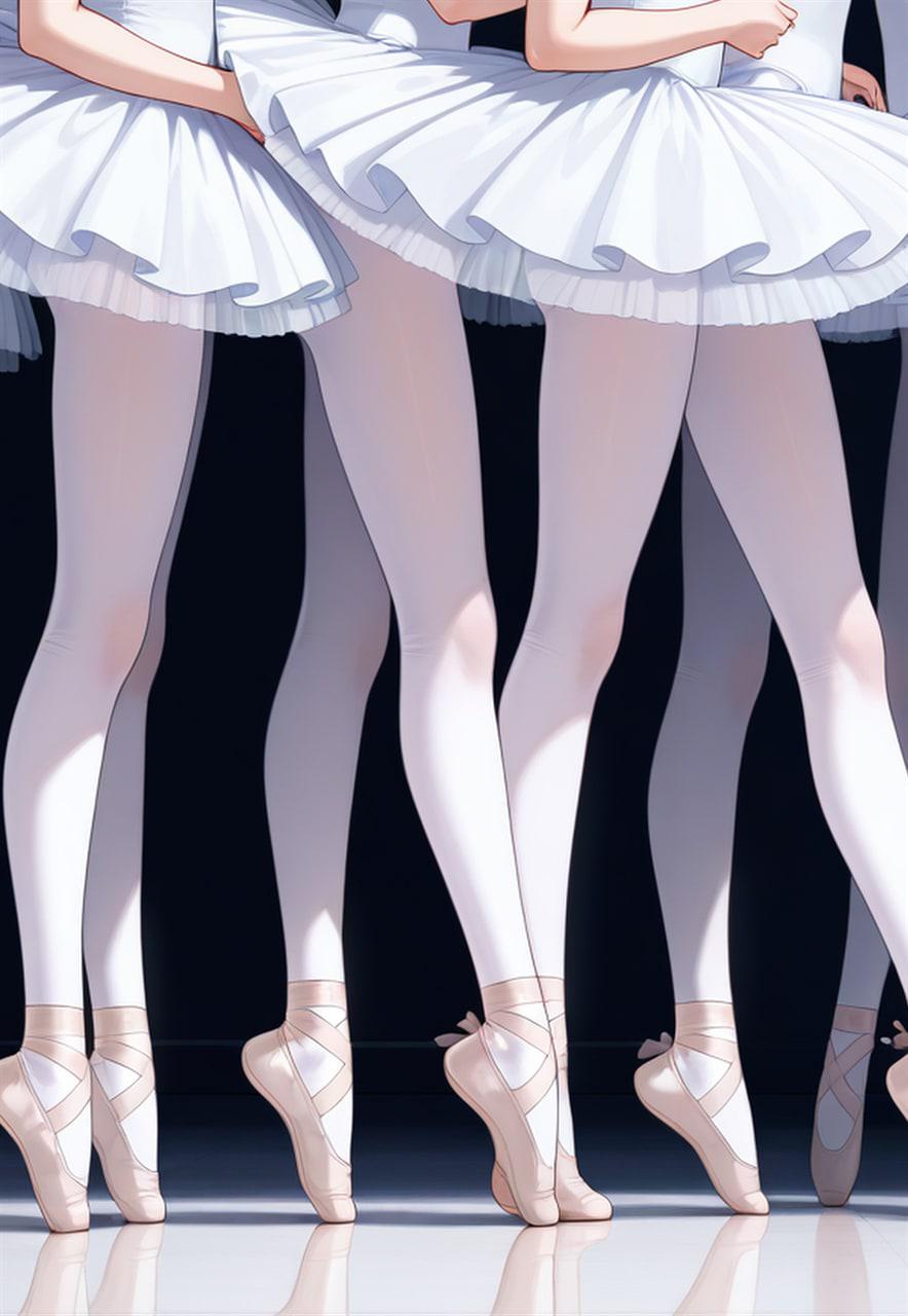 Confused Swan Men forced to wear pointe shoes - Image 239