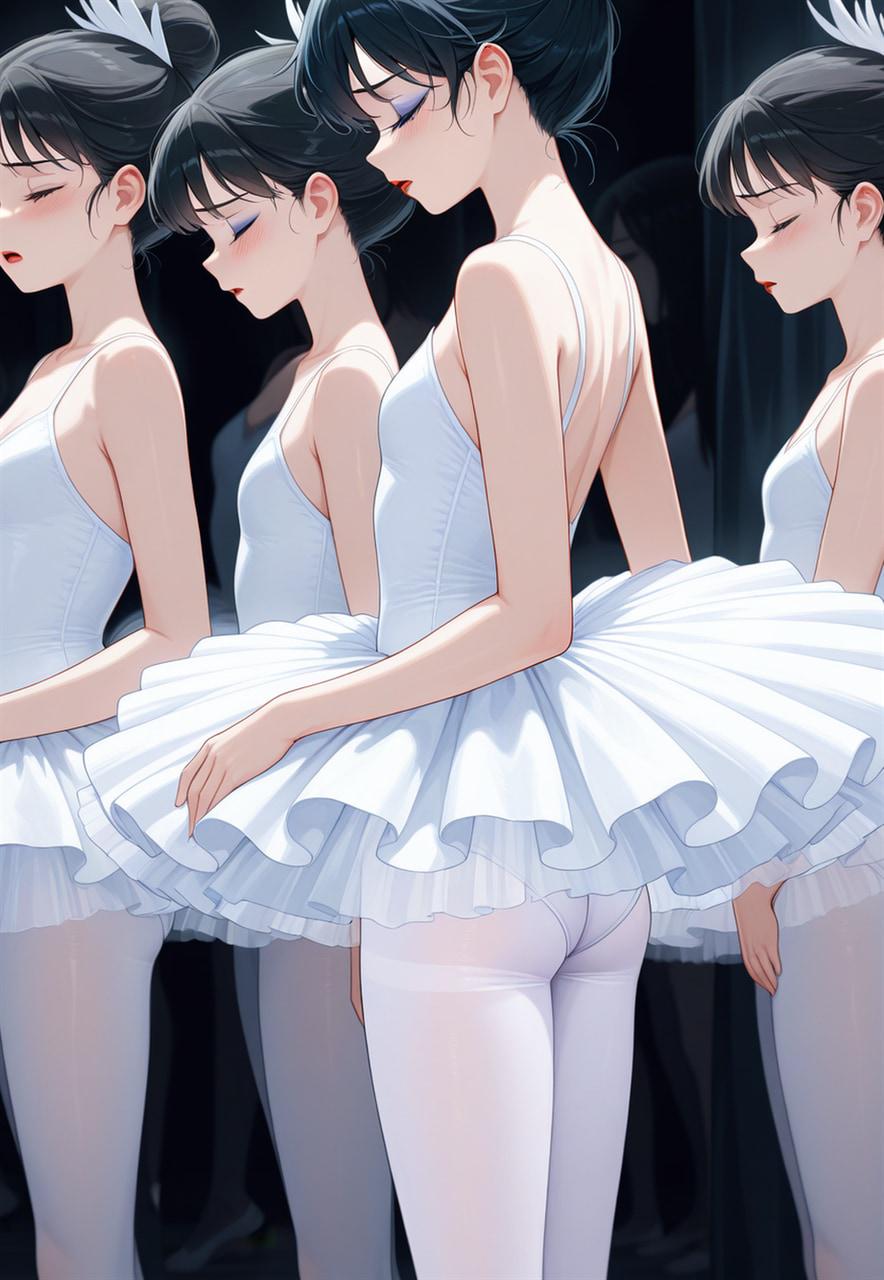 Confused Swan Men forced to wear pointe shoes - Image 240