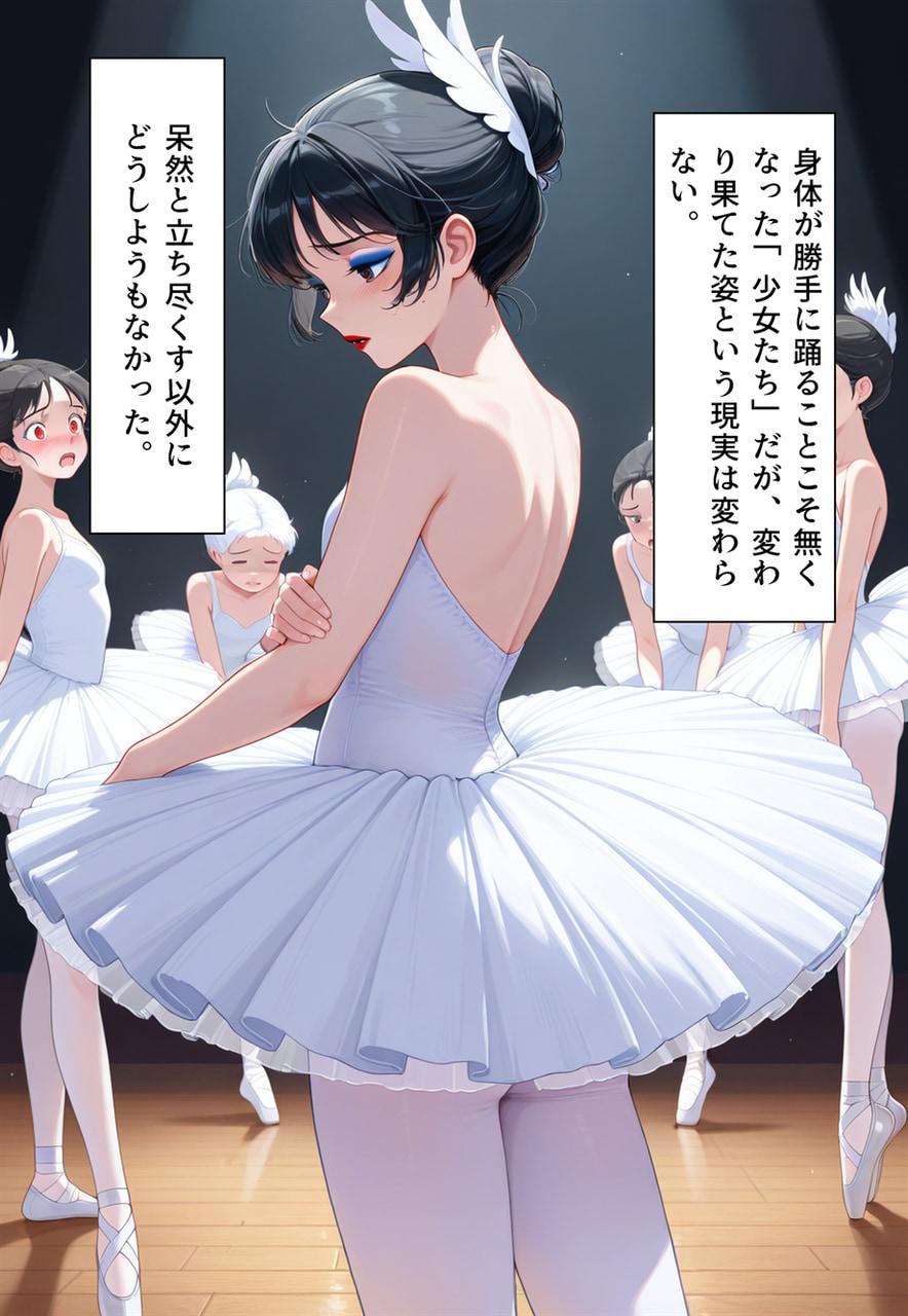 Confused Swan Men forced to wear pointe shoes - Image 277