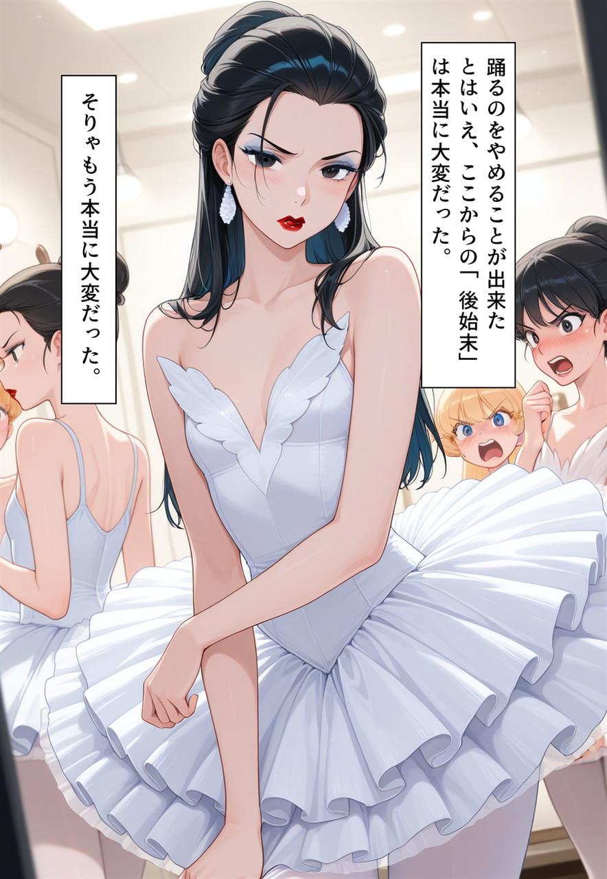 Confused Swan Men forced to wear pointe shoes - Image 281