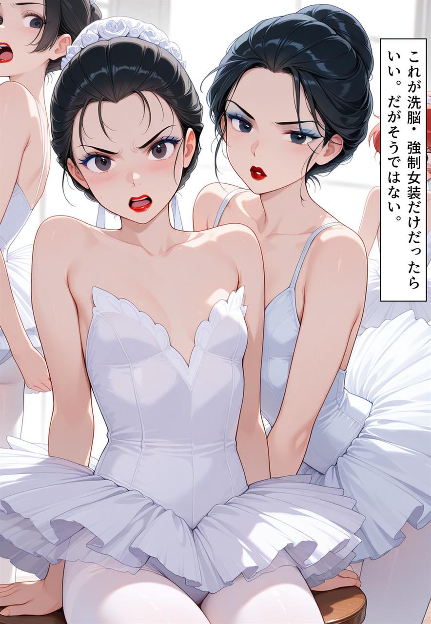 Confused Swan Men forced to wear pointe shoes - Image 282