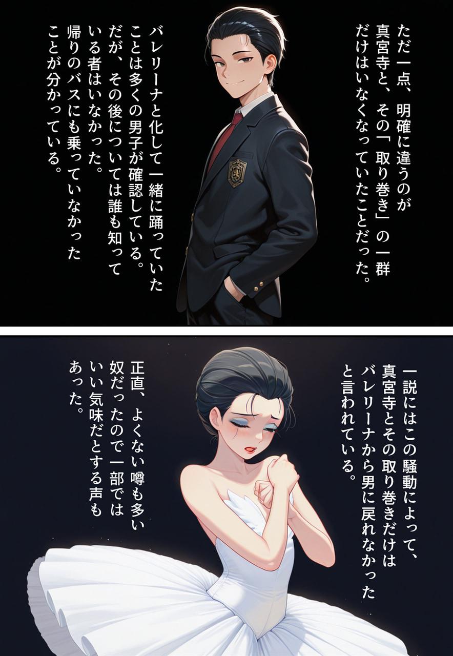 Confused Swan Men forced to wear pointe shoes - Image 321