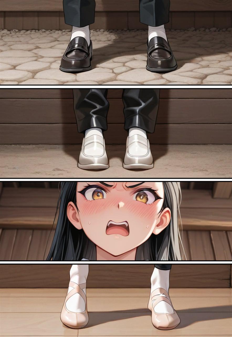 Confused Swan Men forced to wear pointe shoes - Image 98