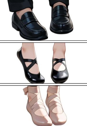 Confused Swan Men forced to wear pointe shoes - Page 133