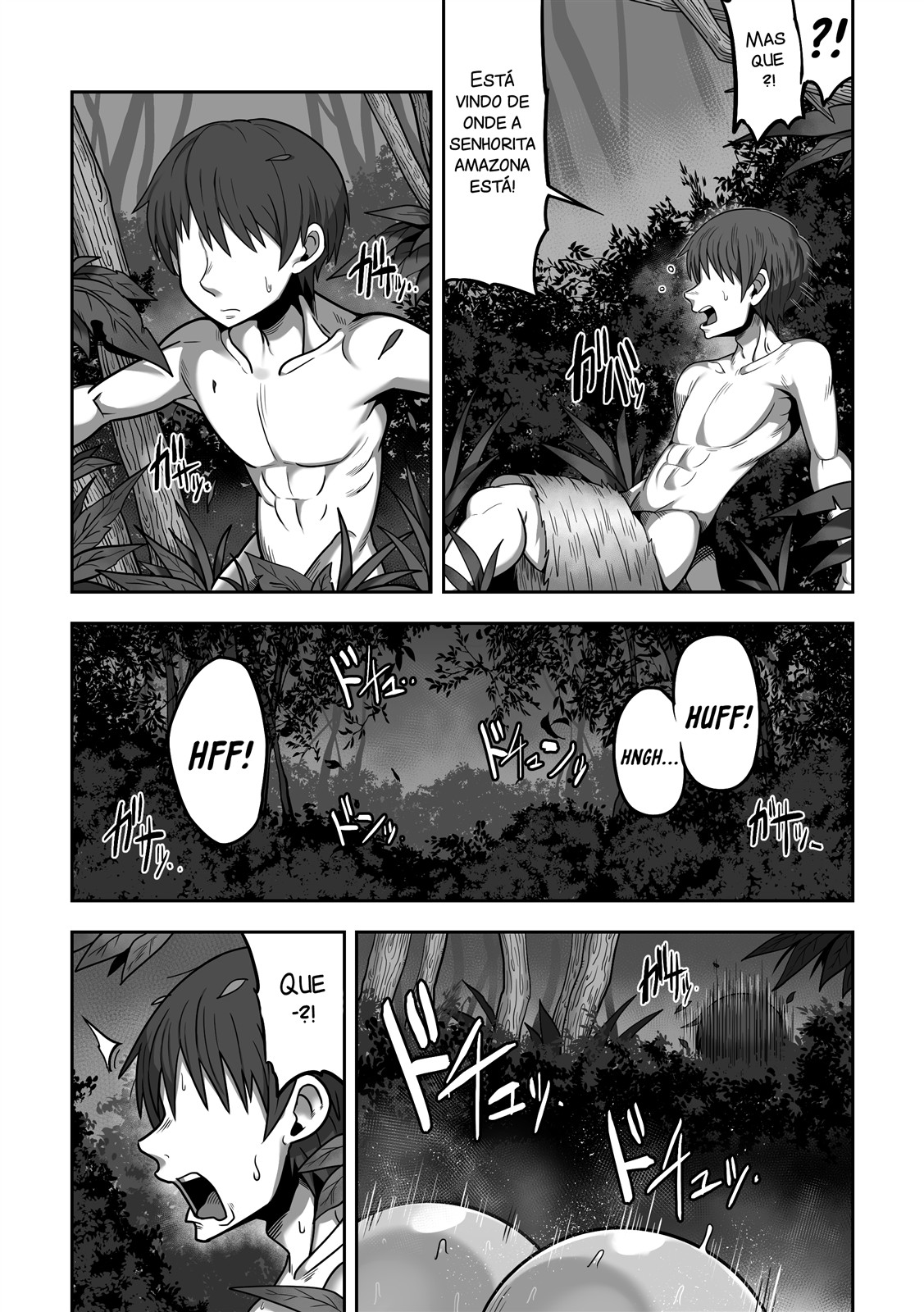 Cranky-ya Cranky Mujintou de Dekashiri Muchimuchi Amazon-san to Asedaku SEX Sexo quente e suado com uma amazona gostosa de bunda grande em uma ilha deserta Portuguese-BR - Image 18