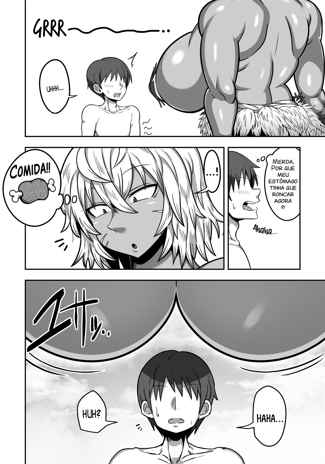 Cranky-ya Cranky Mujintou de Dekashiri Muchimuchi Amazon-san to Asedaku SEX Sexo quente e suado com uma amazona gostosa de bunda grande em uma ilha deserta Portuguese-BR - Image 7