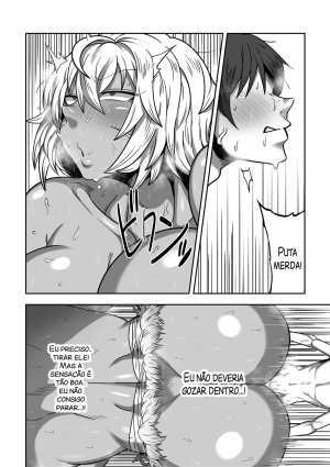 Cranky-ya Cranky Mujintou de Dekashiri Muchimuchi Amazon-san to Asedaku SEX Sexo quente e suado com uma amazona gostosa de bunda grande em uma ilha deserta Portuguese-BR - Page 31