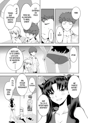 CRAZY CLOVER CLUB Kuroha Nue Saber Maniacs Shikaku o Shadan Suru to Hoka no Kankaku ga Togisumasareru to Iu no de Saber ni Mekakushi Play o Shite Moratta Fatestay night Spanish Harenchi no Fansub - Page 4