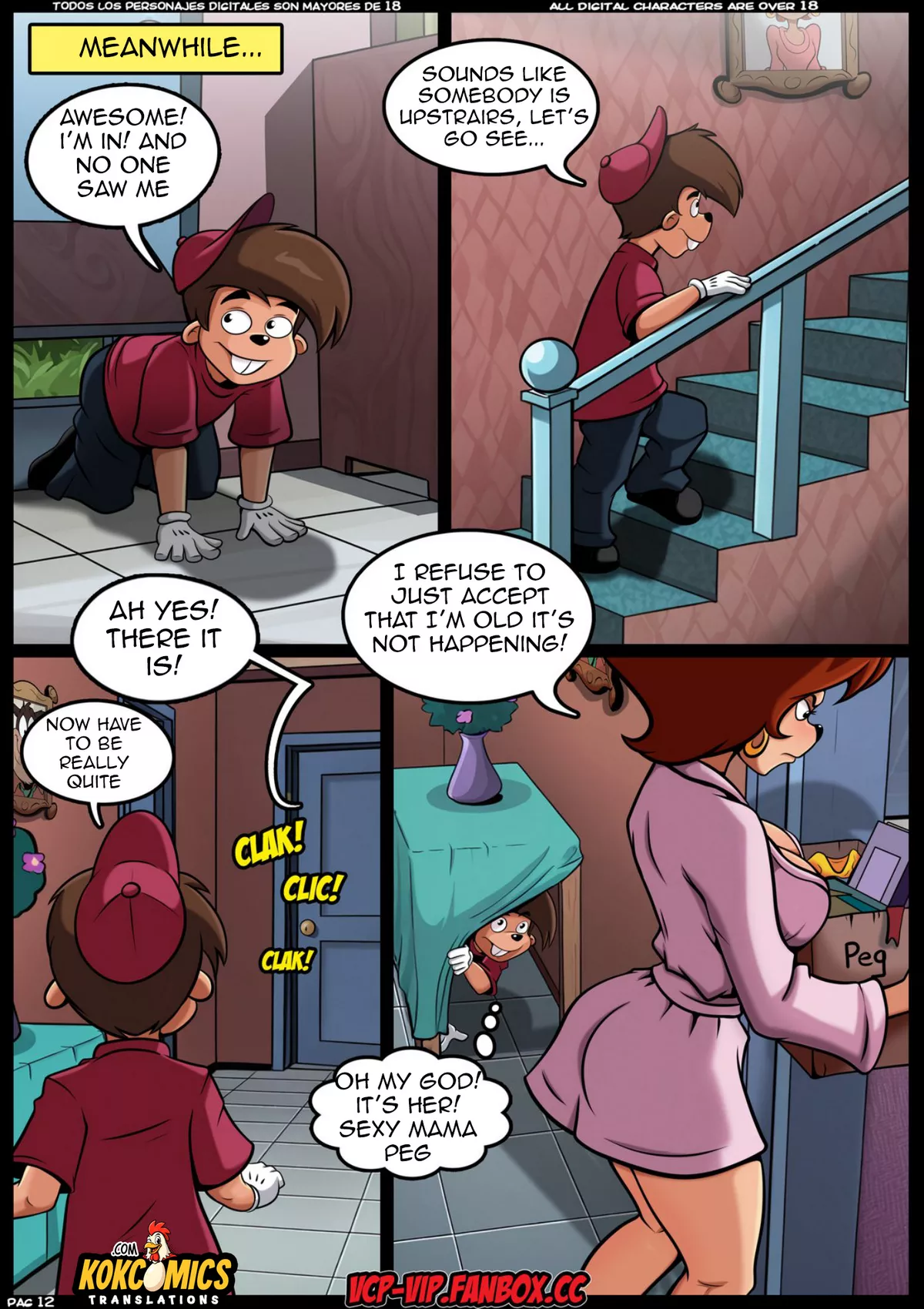 Croc MILF Catchers 6 - Deceptive Love Goof Troop, The Fairly OddParents English - Image 13