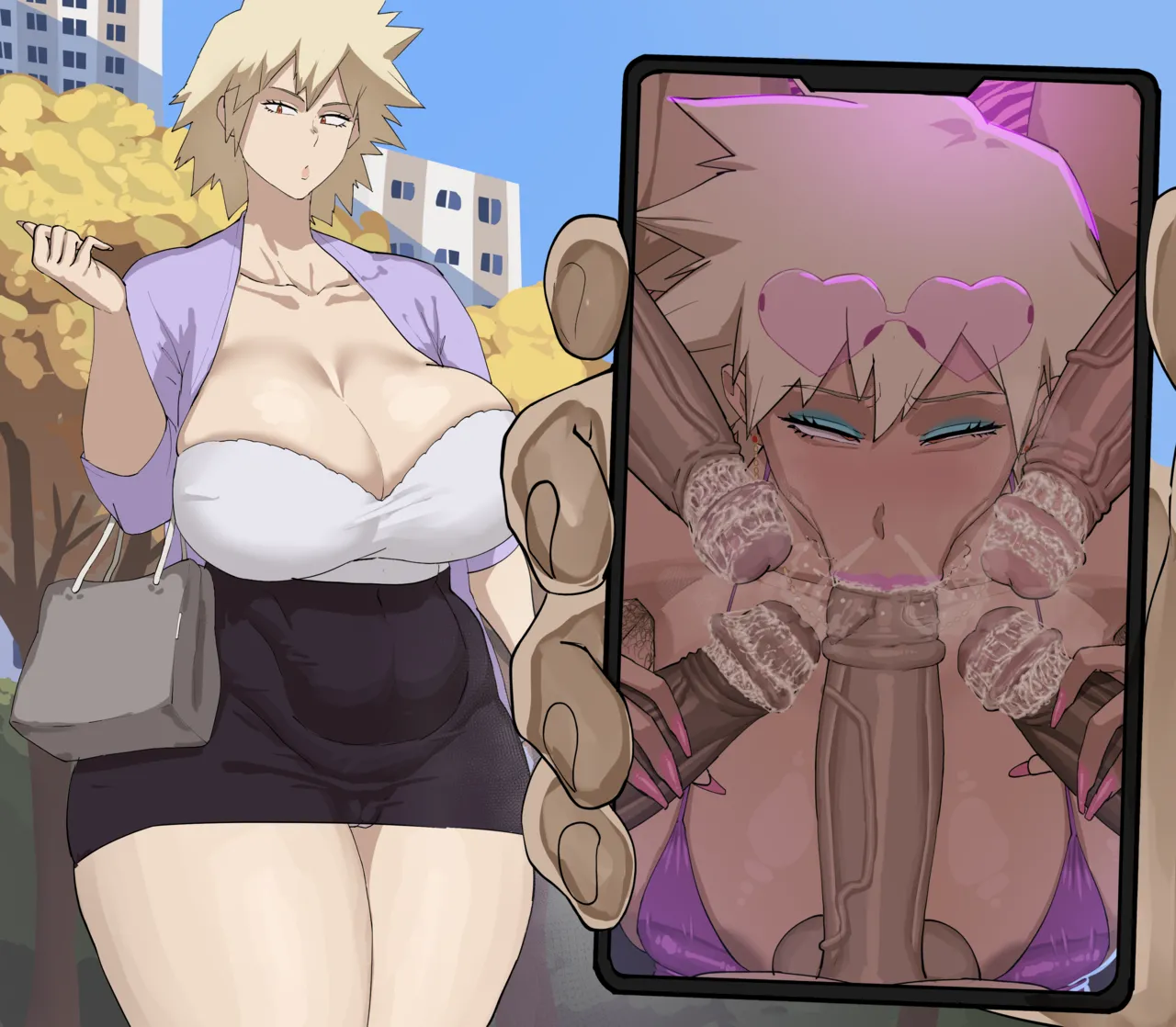 Cyberboi Mitsuki Bakugo on Phone My Hero Academia - Image 5