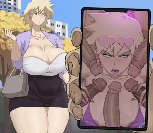 Cyberboi Mitsuki Bakugo on Phone My Hero Academia Thumbnail