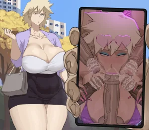 Cyberboi Mitsuki Bakugo on Phone My Hero Academia - Page 5