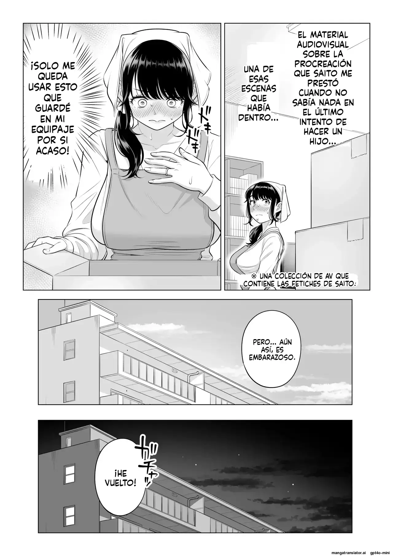 Date Roku Ore ga Dairi Tanetsuke Suru Koto ni Natta Hitozuma Tachibana Shizuka-san wa Nannimo Shiranai Sono 2La esposa Tachibana Shizuka, a la que me encargaron inseminar, no sabe nada 2 Spanish PainA-xi80 - Image 55