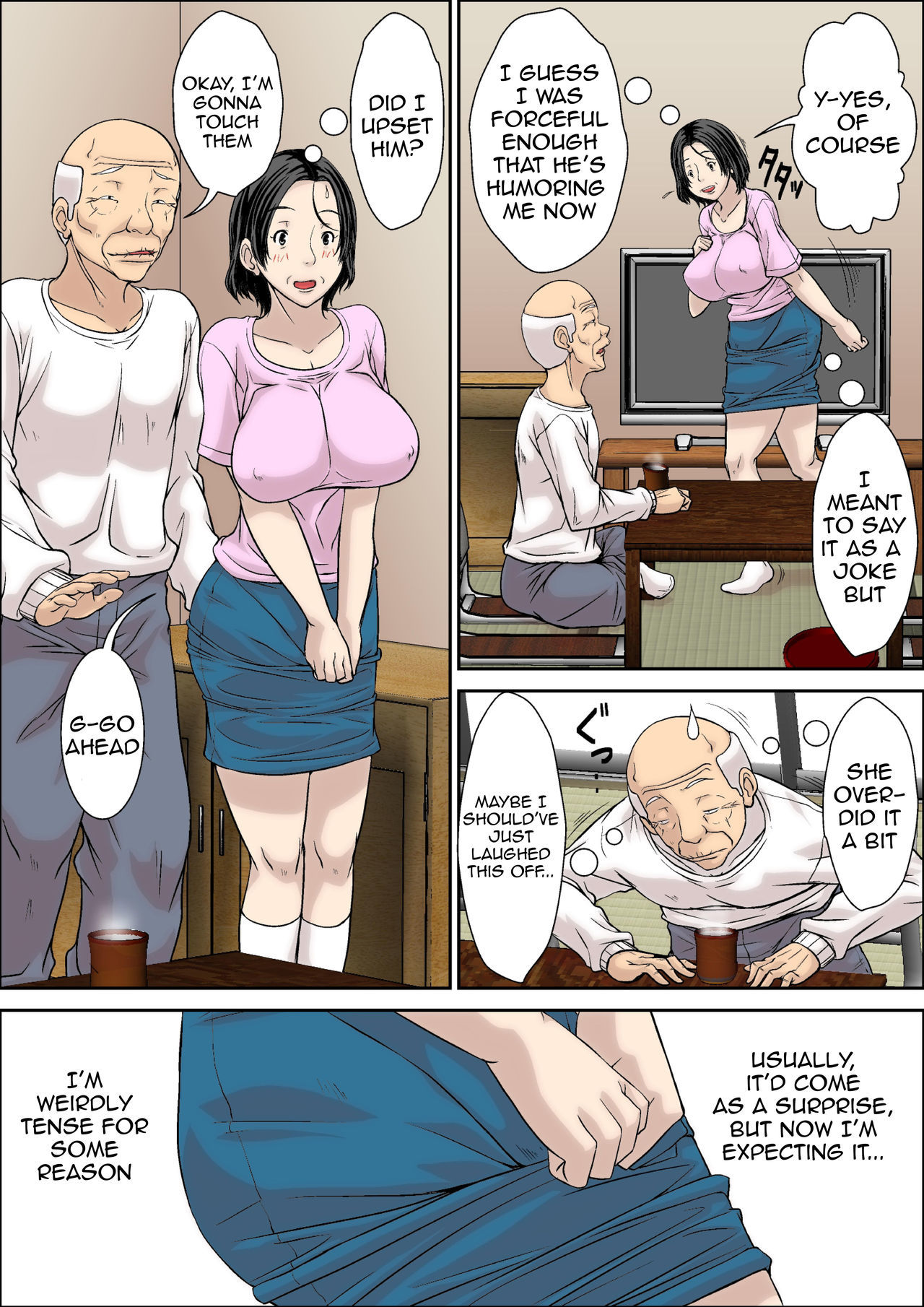 Dear Fellow You Cant Get Mad - Old man fucks curvy hentai milf - 82 Pics - Image 9