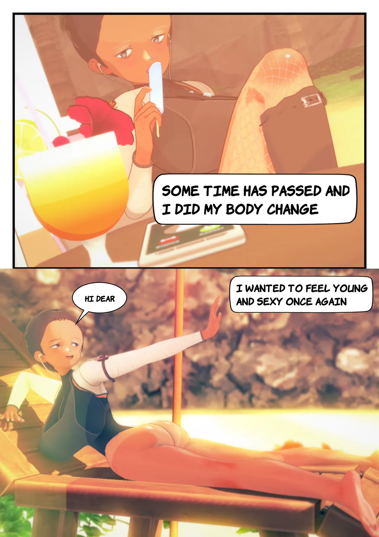 Dear grandson and his grandma who did a body change ongoing - Image 101
