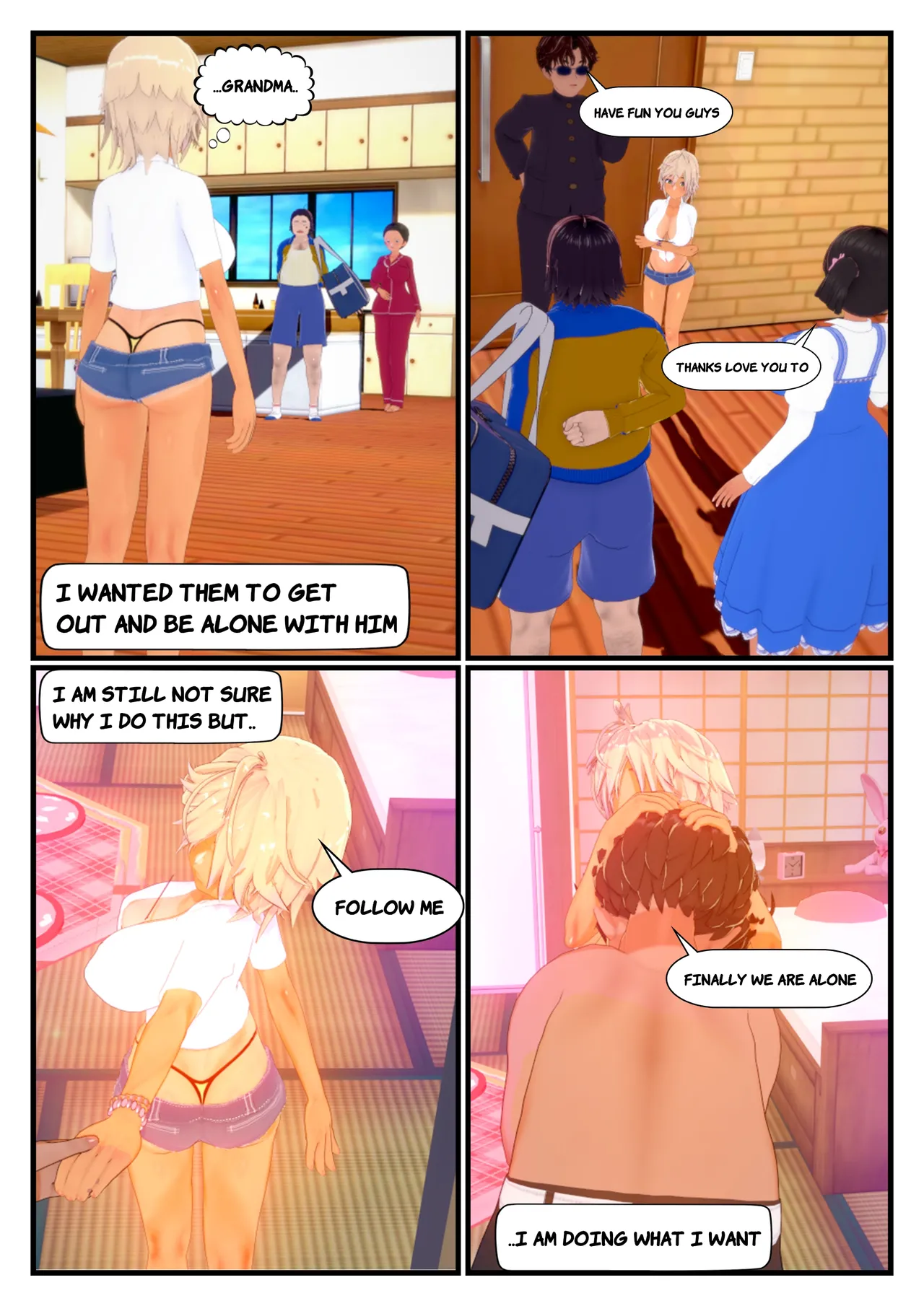 Dear grandson and his grandma who did a body change ongoing - Image 209