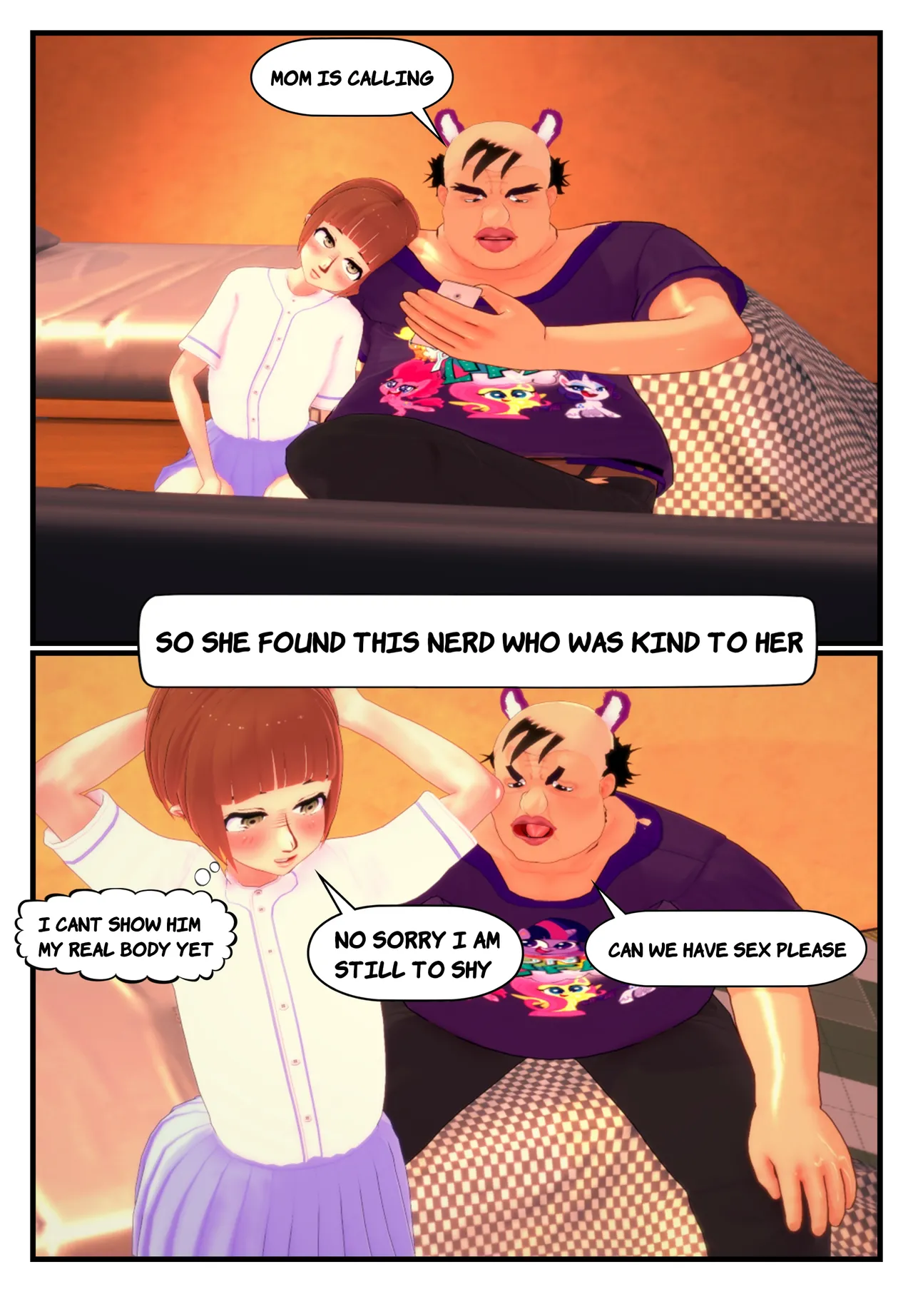 Dear grandson and his grandma who did a body change ongoing - Image 406