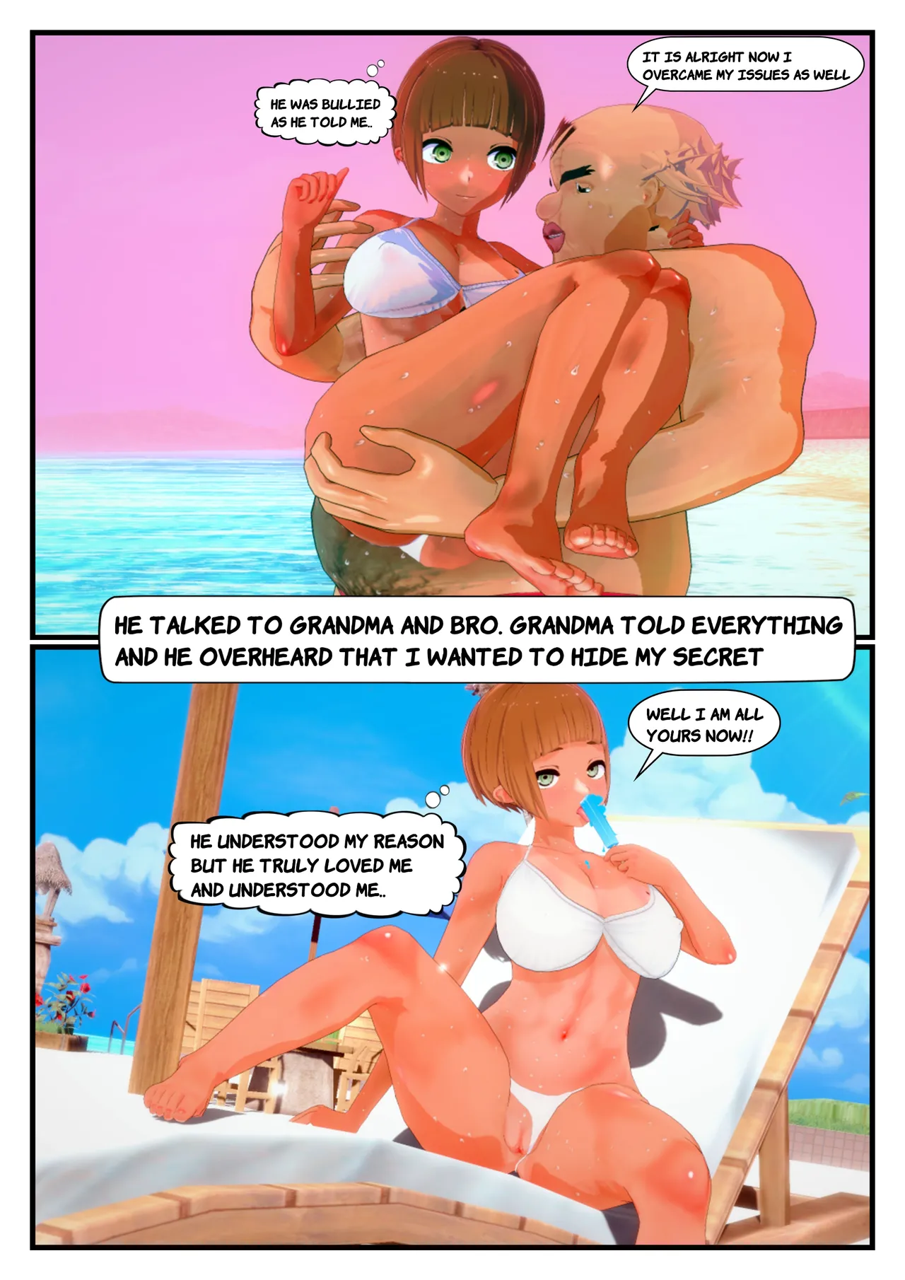 Dear grandson and his grandma who did a body change ongoing - Image 437