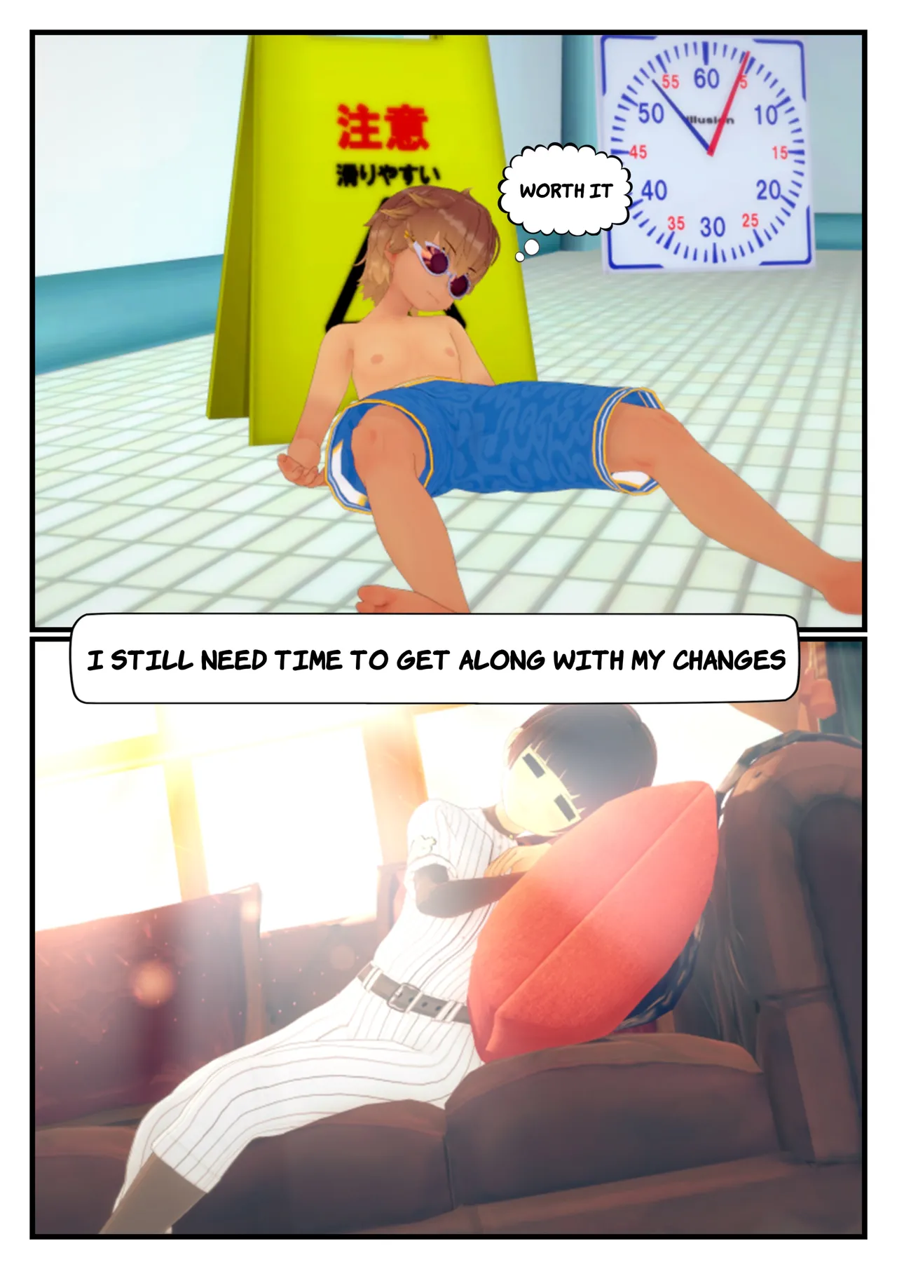 Dear grandson and his grandma who did a body change ongoing - Image 539